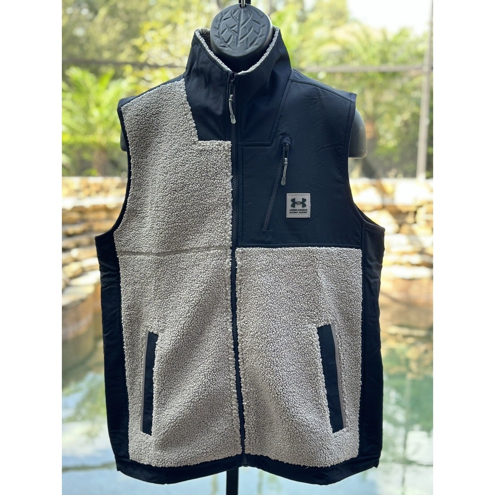 Under Armour Mission Boucle Vest Men XL Sherpa Black NWT